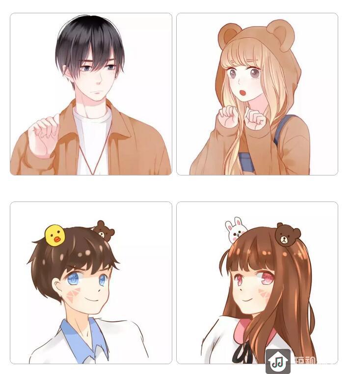 抖音热门情侣头像