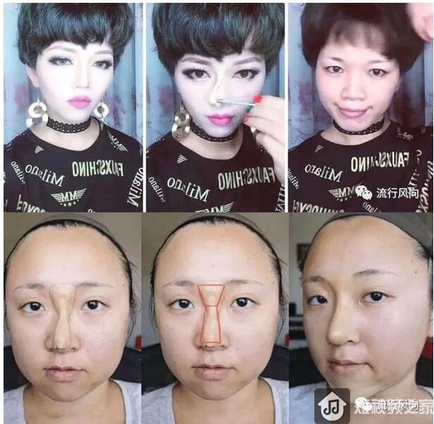 抖音女神卸完妆到底是什么样子呢