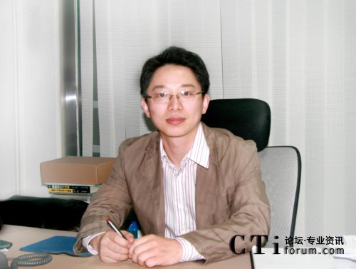 集时通讯的总经理朱跃峰先生