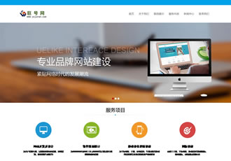 HTML5高端网络服务机构织梦模板