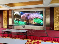 小间距LED显示屏UTV1.8惠州宾馆项目8.5平方米