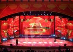 潍坊青州电视台V06 、M12LED全彩显示屏200平方米
