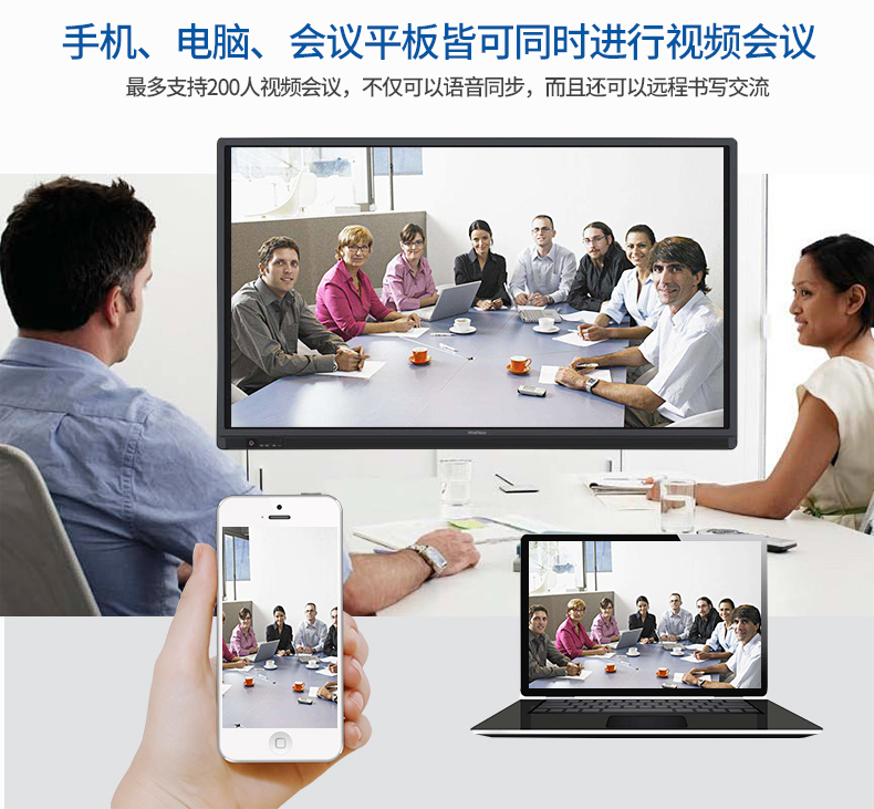 交互平板大屏幕-视频会议